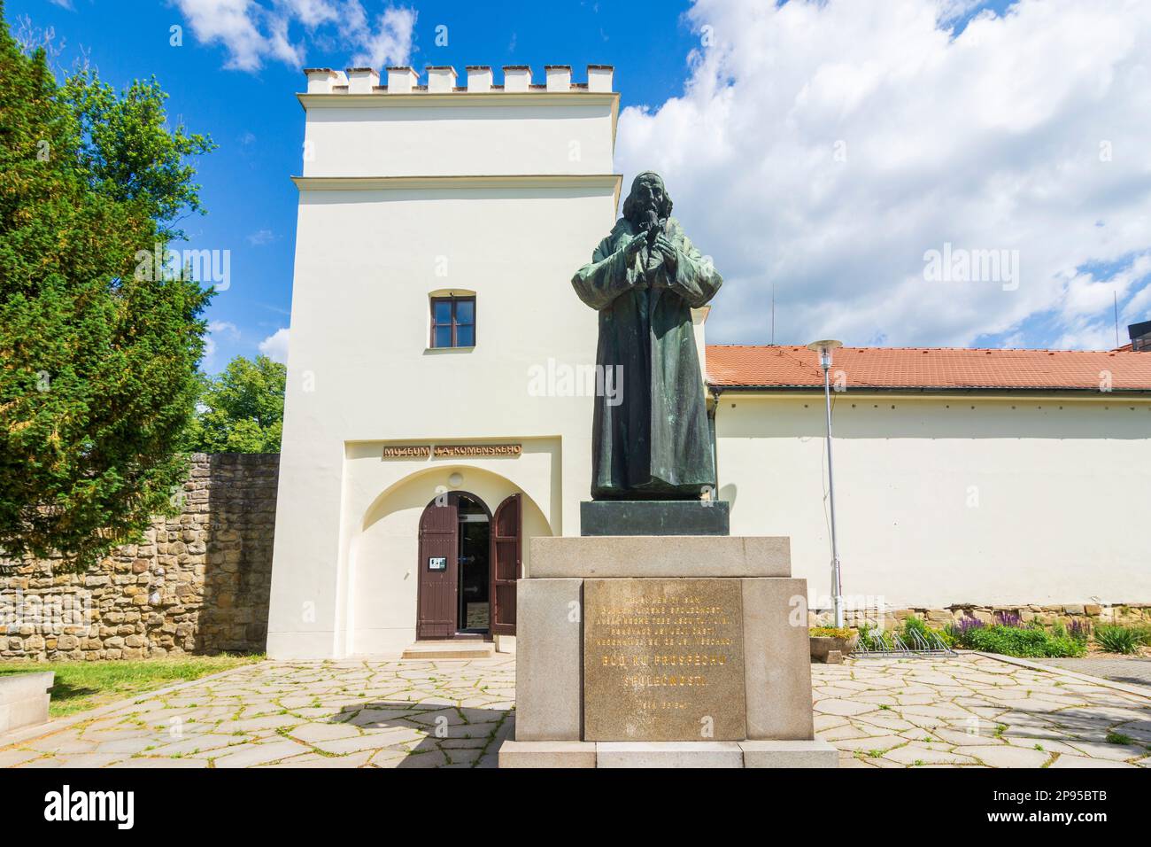 Uhersky Brod (Ungarisch Brod), Uhersky Brod Castle, Museum von J. A. Comenius inZlinsky, Region Zlin, Region Zliner, Tschechien Stockfoto