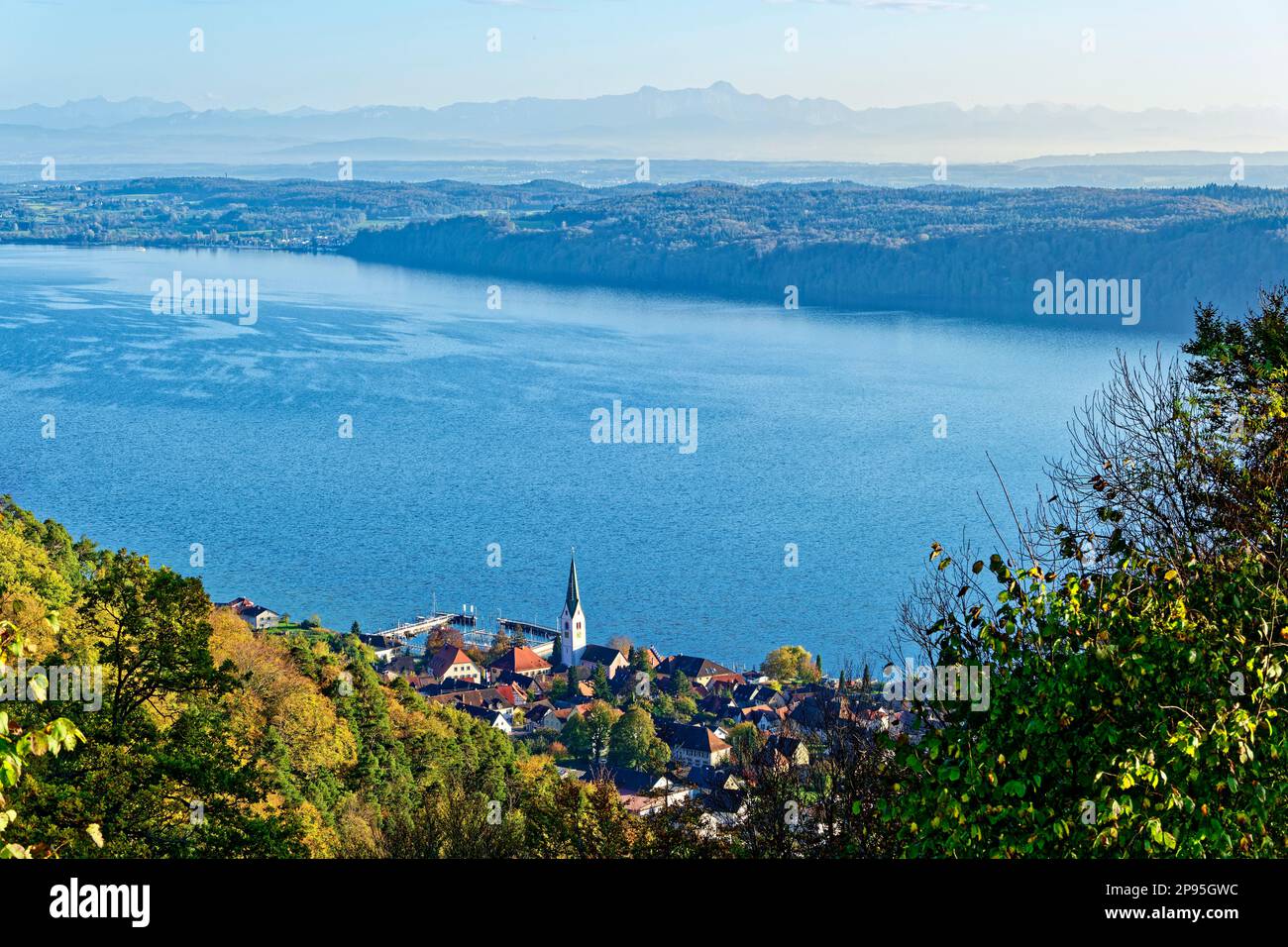 Blick auf den Bodensee Stockfoto