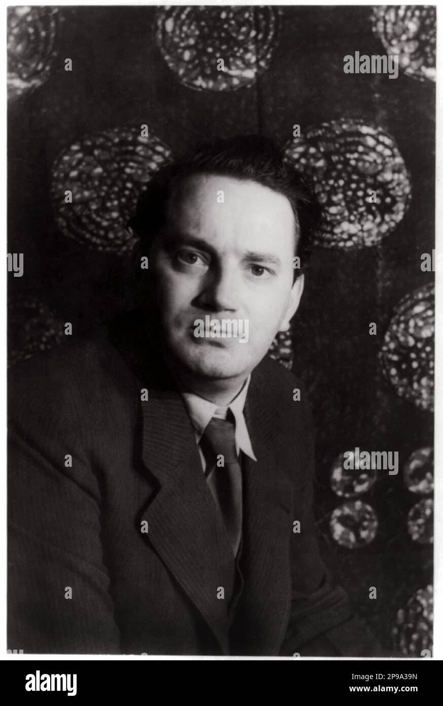 1937 : Porträt des amerikanischen Schriftstellers THOMAS WOLFE ( 1900 - 1938 ) . Foto von Carl Van Vechten - LETTERATO - SCRITTORE - LETTERATURA - Literatur - PORTRAIT - RITRATTO - Kragen - colletto - Krawatte - Cravatta ---- NICHT FÜR PUBBLICITARY -- NICHT PER USO PUBBLICITARIO -- NICHT FÜR GADGETS ------- - Archivio GBB Stockfoto