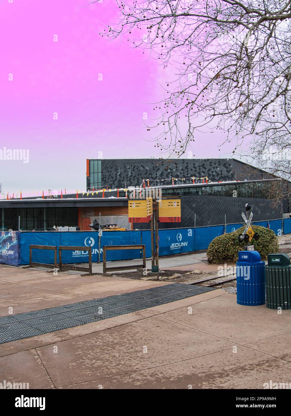 Kansas City, Missouri - 4. März 2023 - Kansas City Zoo Aquarium Progress Stockfoto