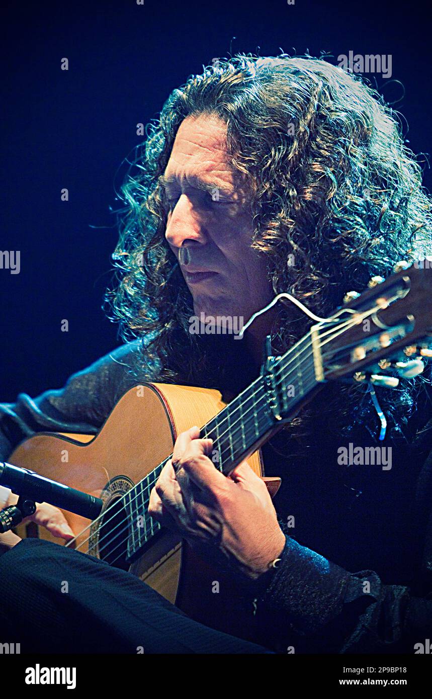 Tomatito, José Fernández Torres. Man. Teatre Coliseum. Barcelona, Cataluña, Spanien Stockfoto