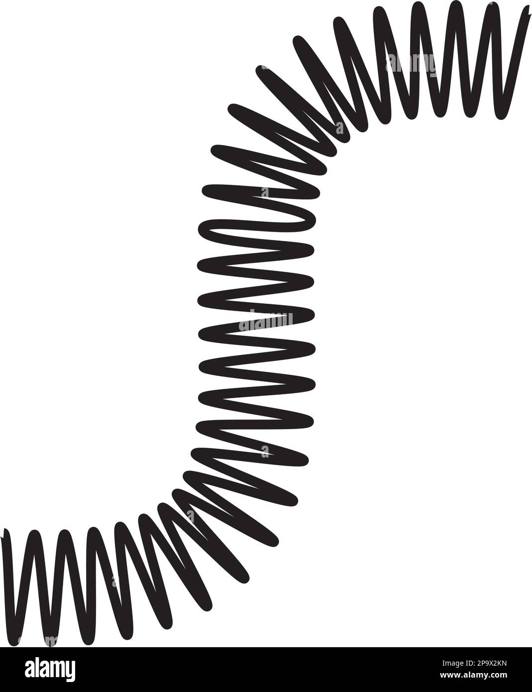 Metall Feder Vektor Symbol Illustration Design Vorlage Stock Vektor