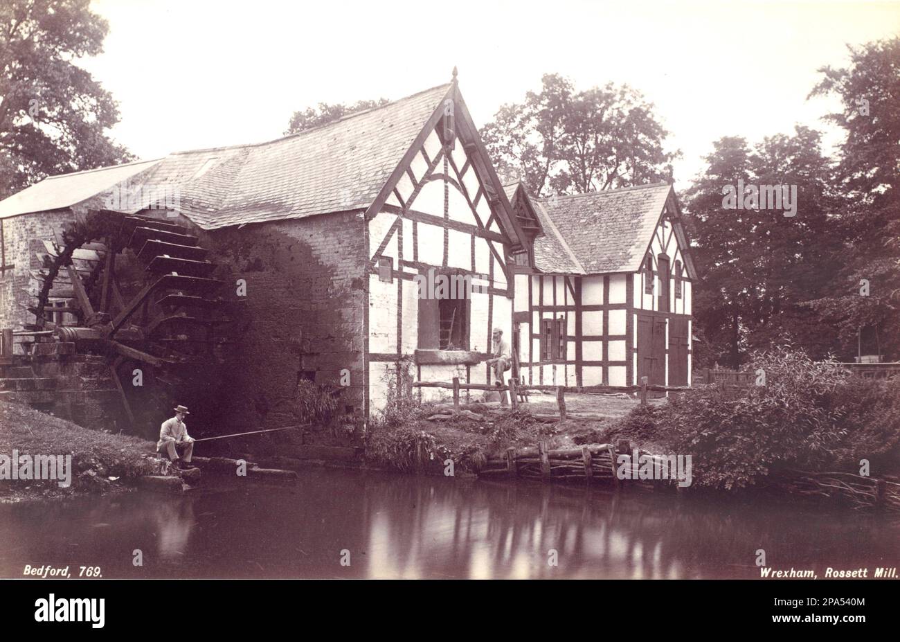 Francis Bedford - Rossett Mill, Wrexham - 1870 Stockfoto