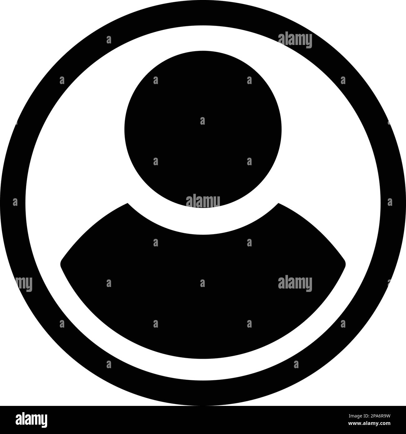 Benutzersymbol zur Verwendung in mobilen Apps, Printmedien und Webdesign oder anderen Designprojekten. Stock Vektor