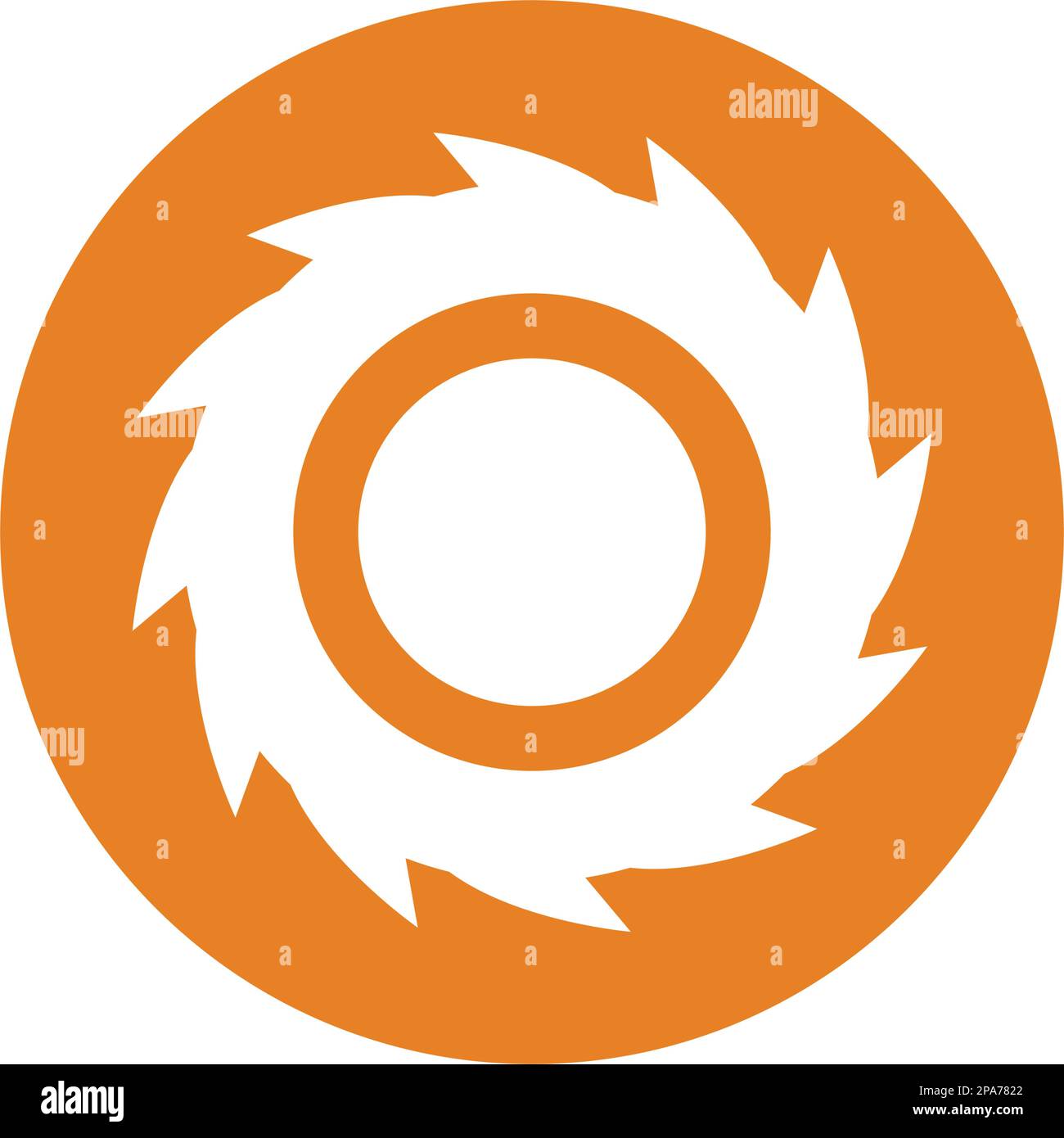 Sägeblatt, Sägesymbol. Schönes Design und vollständig editierbare Vektor für kommerzielle, Printmedien, Web oder jede Art von Design-Projekte. Stock Vektor