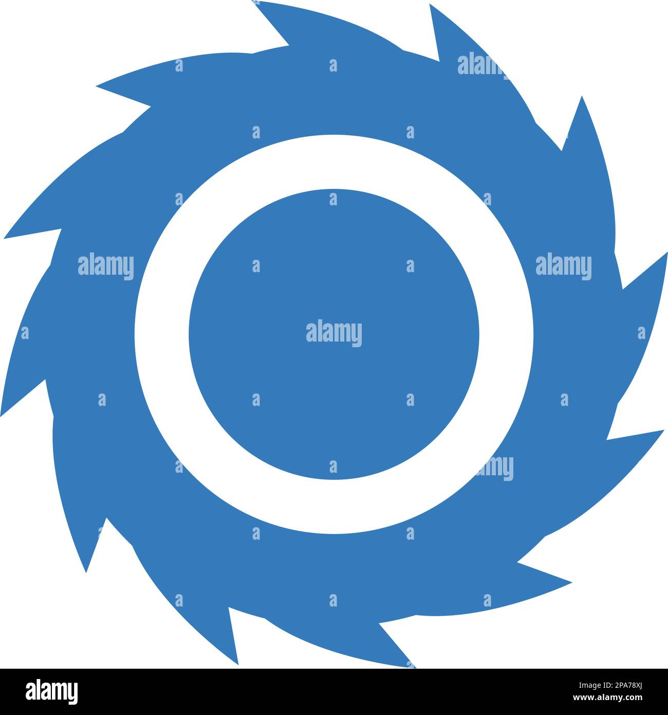Sägeblatt, Sägesymbol. Schönes Design und vollständig editierbare Vektor für kommerzielle, Printmedien, Web oder jede Art von Design-Projekte. Stock Vektor