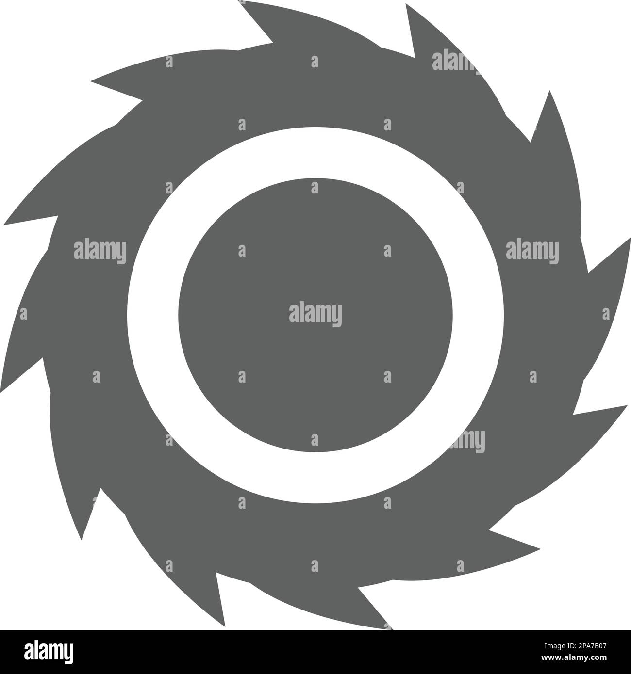 Sägeblatt, Sägesymbol. Schönes Design und vollständig editierbare Vektor für kommerzielle, Printmedien, Web oder jede Art von Design-Projekte. Stock Vektor