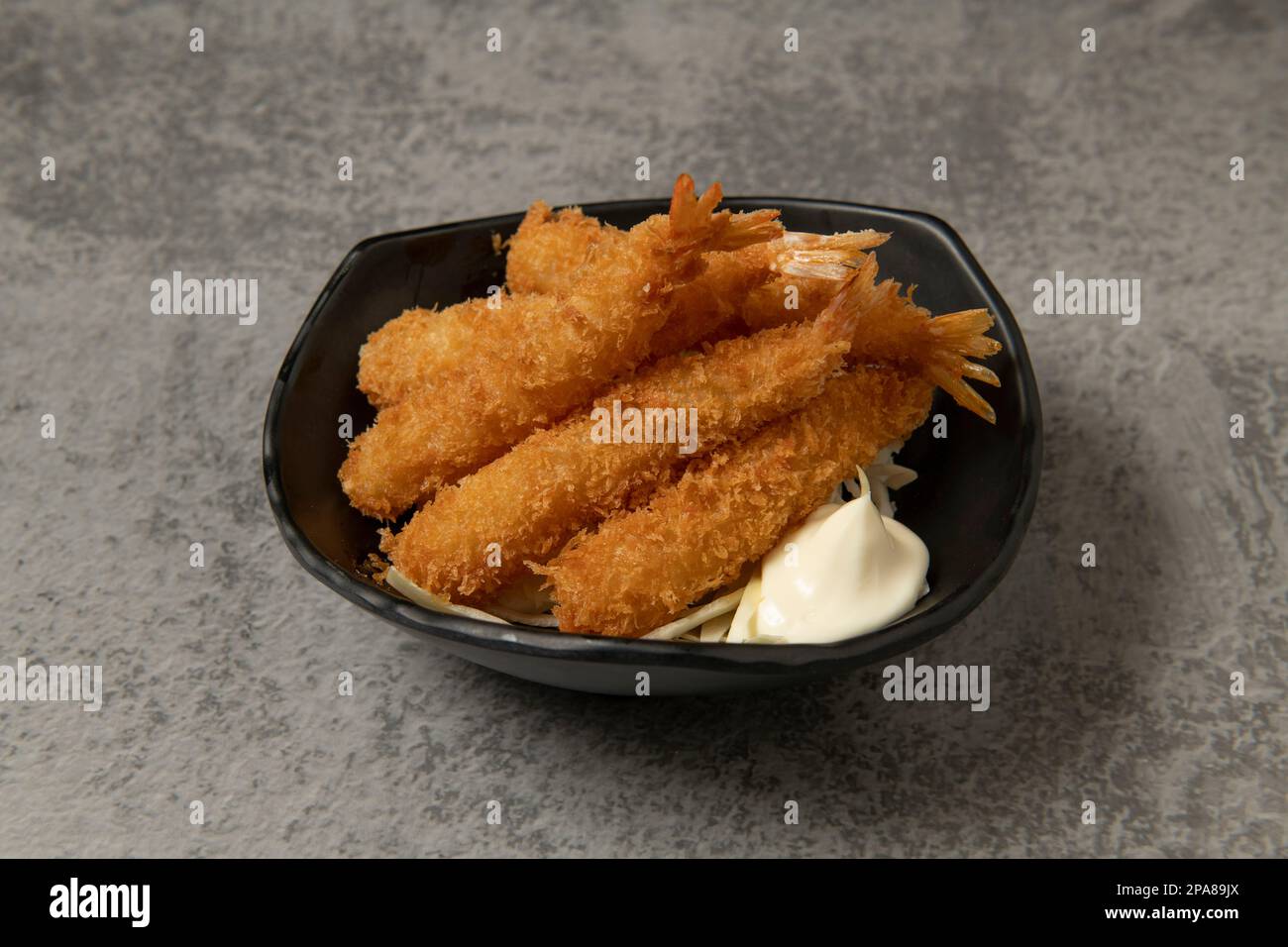 Garnelen-tempura Stockfoto