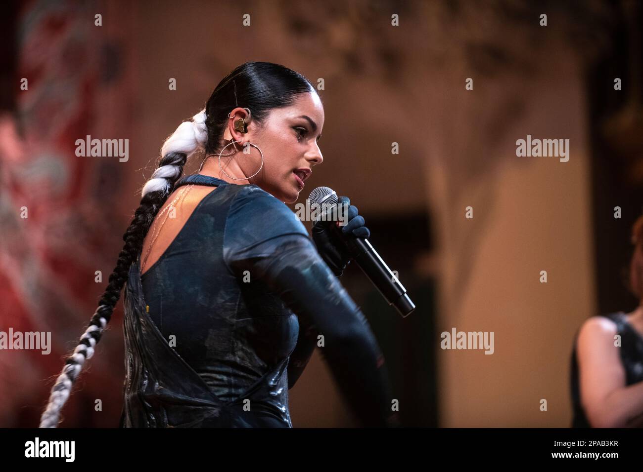 Tanxugueiras tritt am 10. März 2023 in Palau de la Música, Barcelona auf. Fotograf: Ale Espaliat Stockfoto