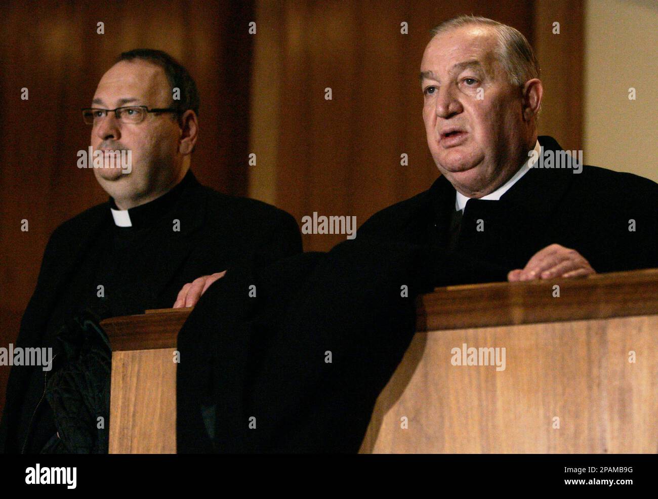 ** FILE ** Mount Airy Casino Resort owner Louis DeNaples, right, stands