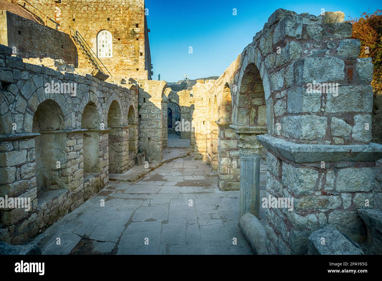 Das St. Nikolaikirche (Weihnachtsmann) Stockfoto