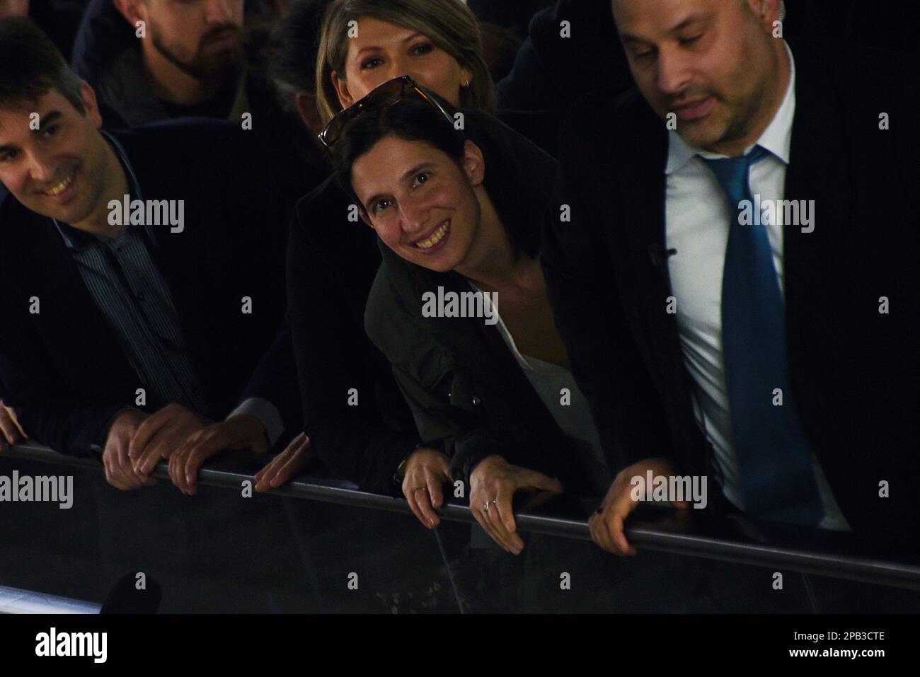 Elly Schlein nimmt am 12. März 2023 an der Nationalversammlung der Demokratischen Partei (PD) in Rom Teil. Kredit: Vincenzo Nuzzolese/Alamy Live News Stockfoto