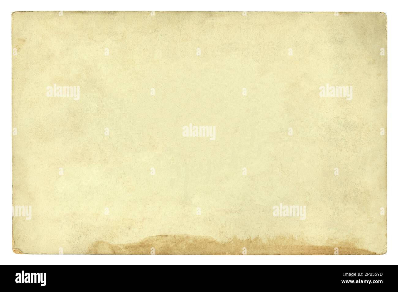 Vintage Papier Hintergrund isoliert - (clipping path enthalten) Stockfoto