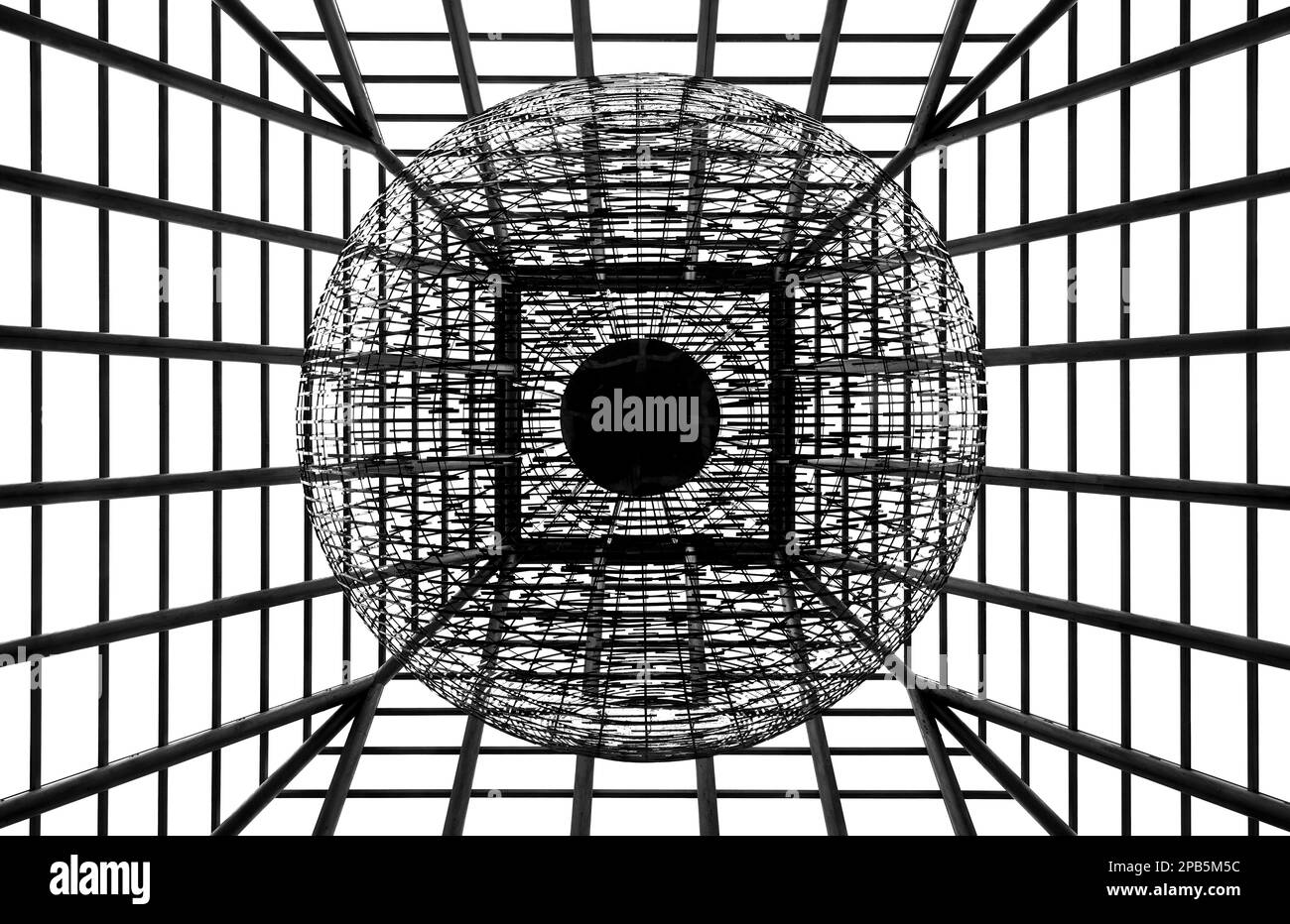 Die Fassade dieses historischen Gebäudes ist in Farbe und Schwarz-Weiß gehalten und stellt Charakter, Tier oder Blume dar. SetJeju Island, Süden Stockfoto