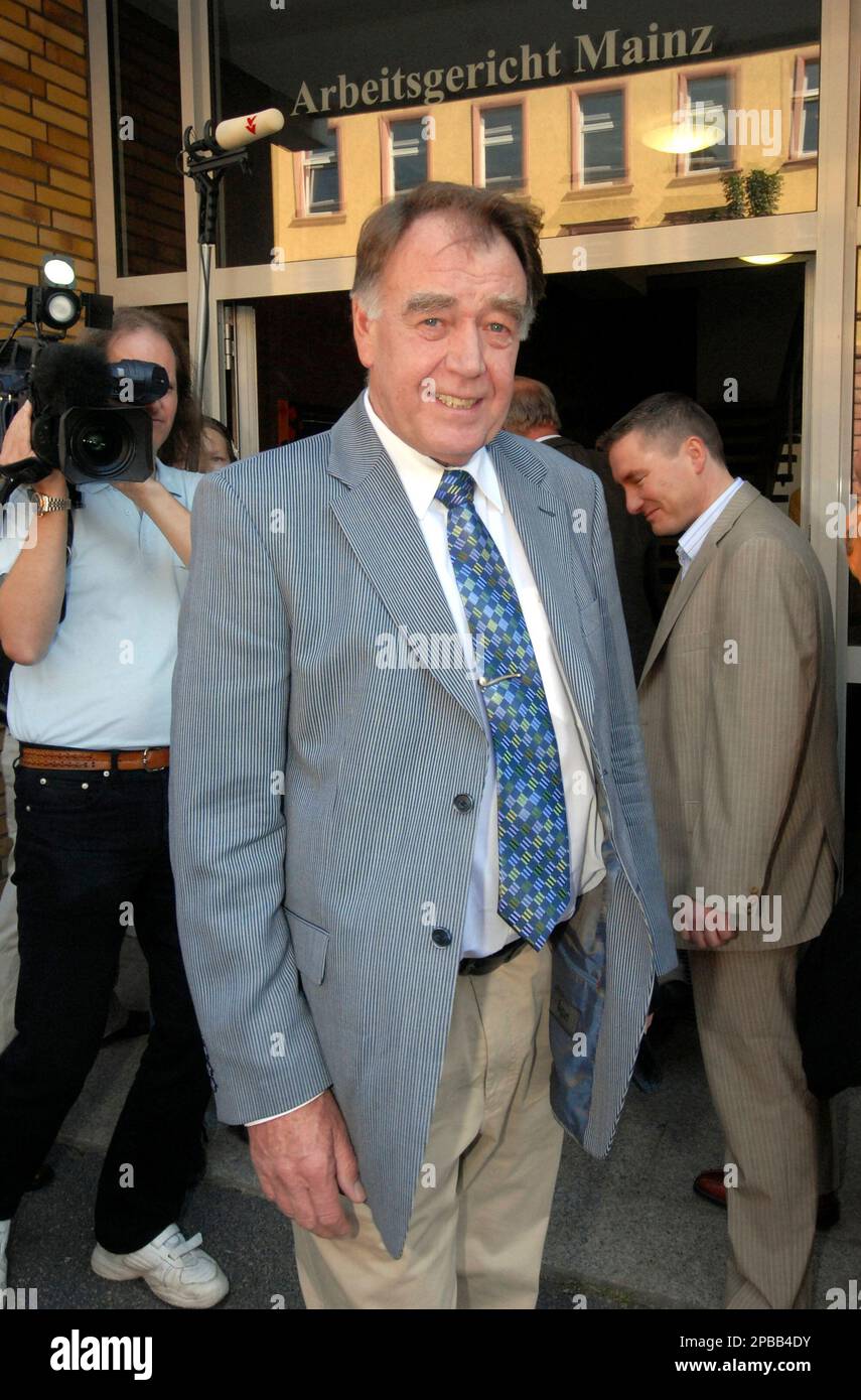 Der Vorsitzende der Gewerkschaft Deutscher Lokomotivfuehrer (GDL