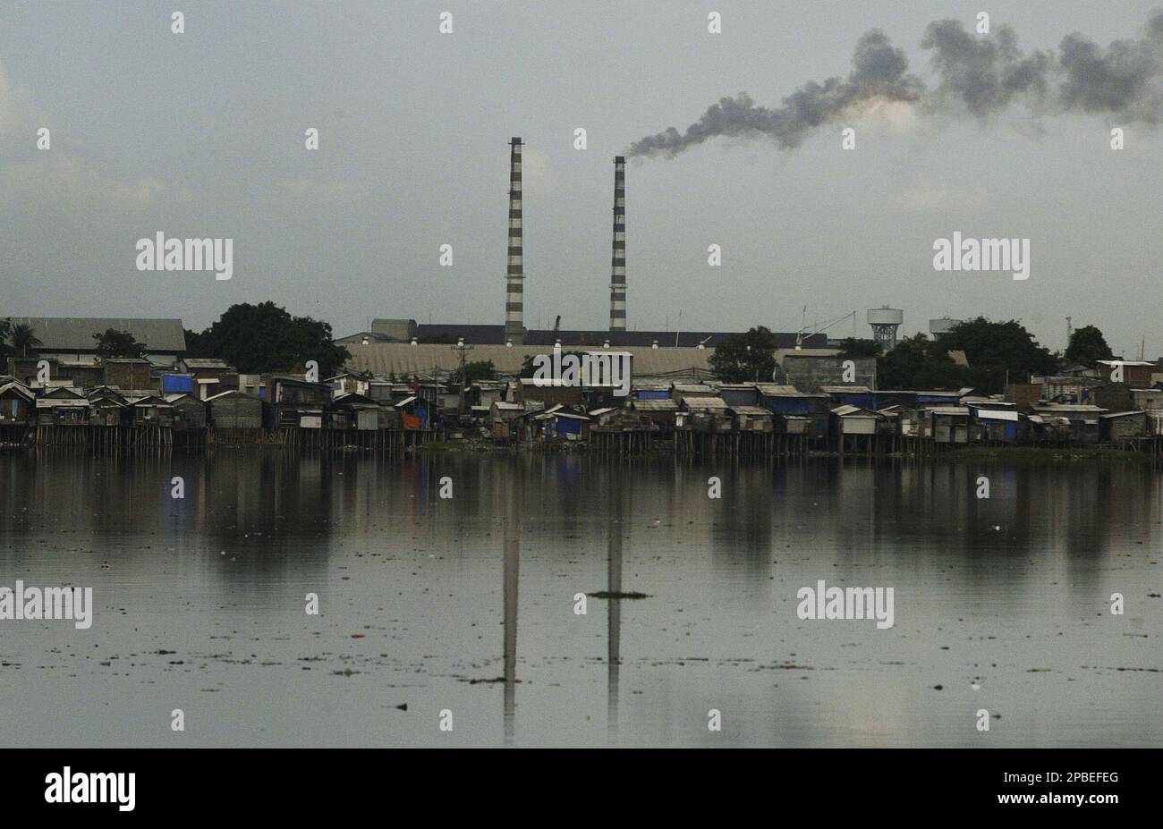 An Indonesian power plant lets off smoke Wednesday, June 6, 2007 in