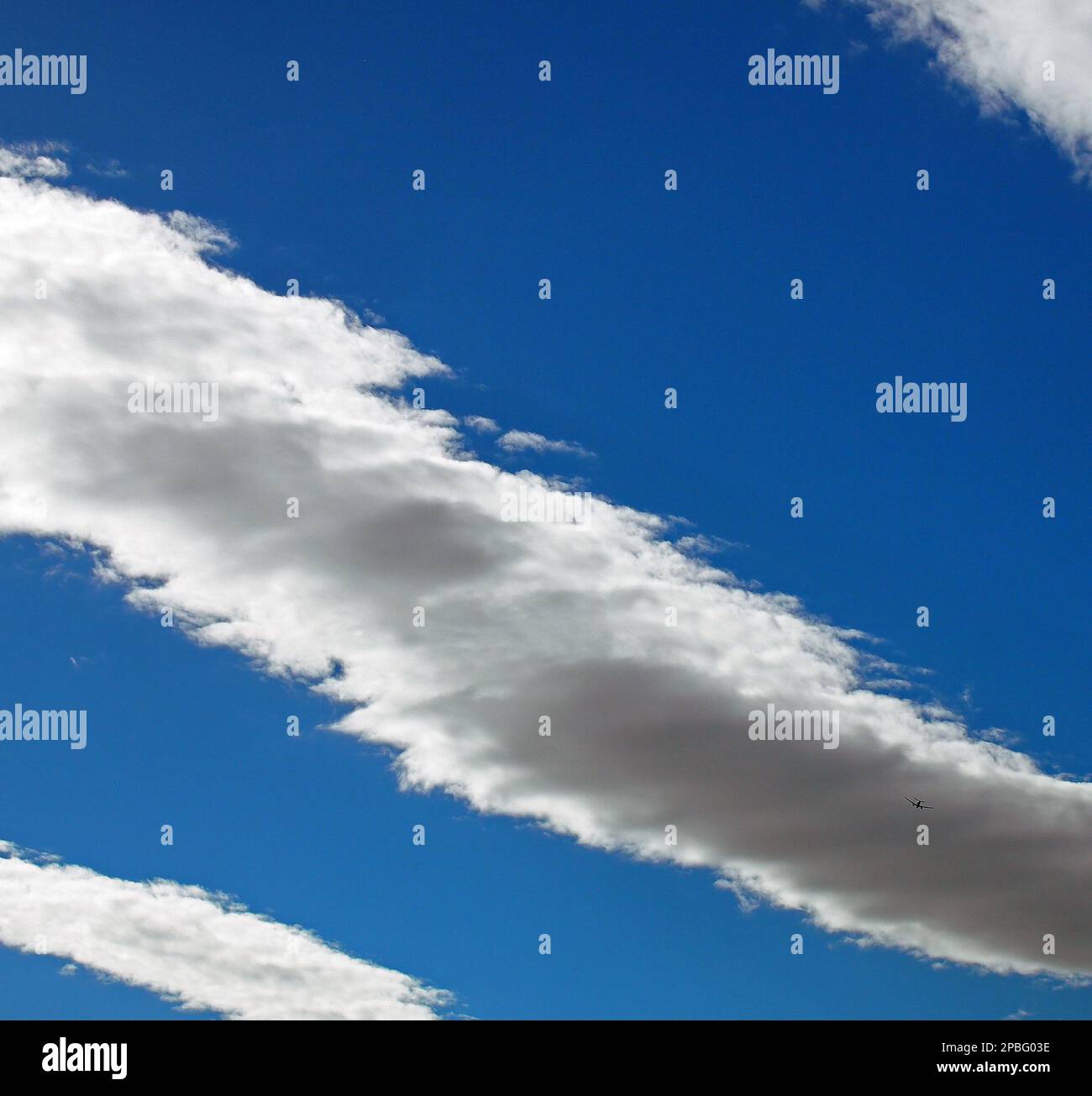 Wolken über Union City California Stockfoto
