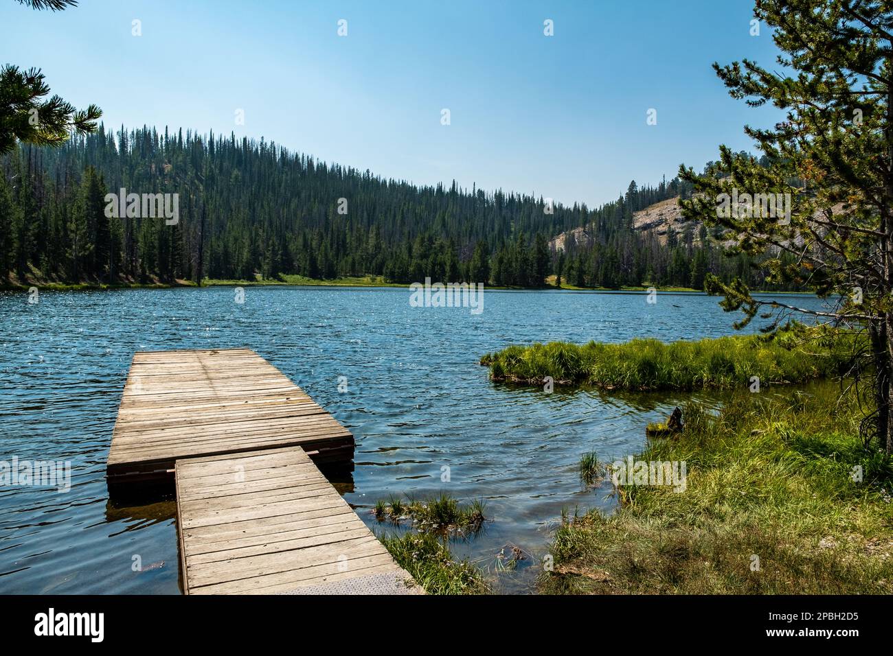 Bayhorse Lake, Idaho Stockfoto