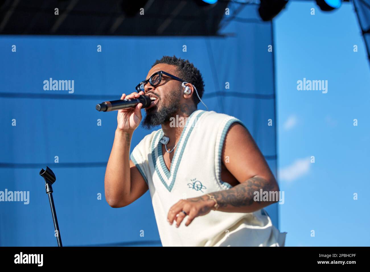 Miami Gardens, Florida, USA. 12. März 2023 Zweite Etappe: Lavie während des Jazz in the Gardens Music Festival im Hard Rock Stadium in Miami Gardens, FL. Kredit: Yaroslav Sabitov/Yes Market Media/Alamy Live News Stockfoto