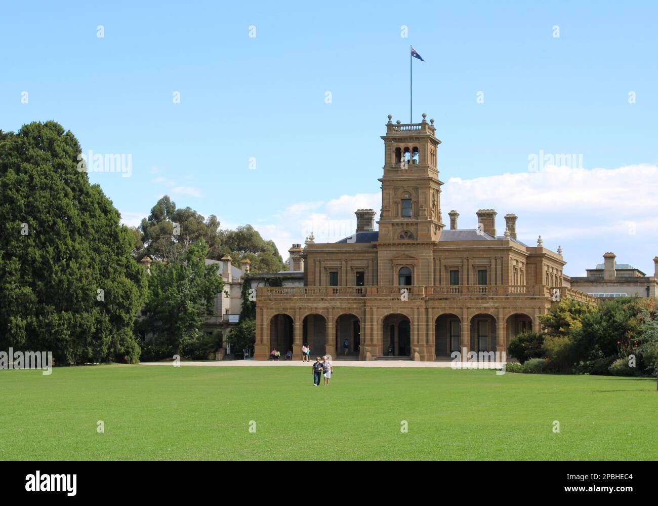 Werribee Mansion in Werribee Park, Victoria, Australien Stockfoto