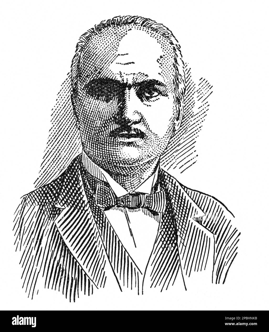 DER italienische Physiker ANTONIO PACINOTTI ( 1841 - 1912 ) war Professor für Physik an der Universität Pisa . Pacinotti wurde in Pisa geboren, wo er auch starb. Er ist am bekanntesten für die Erfindung einer verbesserten Form von Gleichstromgenerator oder Dynamo, die er in einer Veröffentlichung in Il Nuovo Cimento von 1865 beschrieben hat. Es wurde ein Ringanker verwendet, um den eine Drahtspule gewickelt war, um einen gleichmäßigeren Strom zu erzeugen als bei früheren Dynamo-Typen. Er fand heraus, dass das Gerät auch als Elektromotor verwendet werden könnte. Im Juli 1862 war Pacinotti eine von mehreren unabhängigen Einheiten Stockfoto