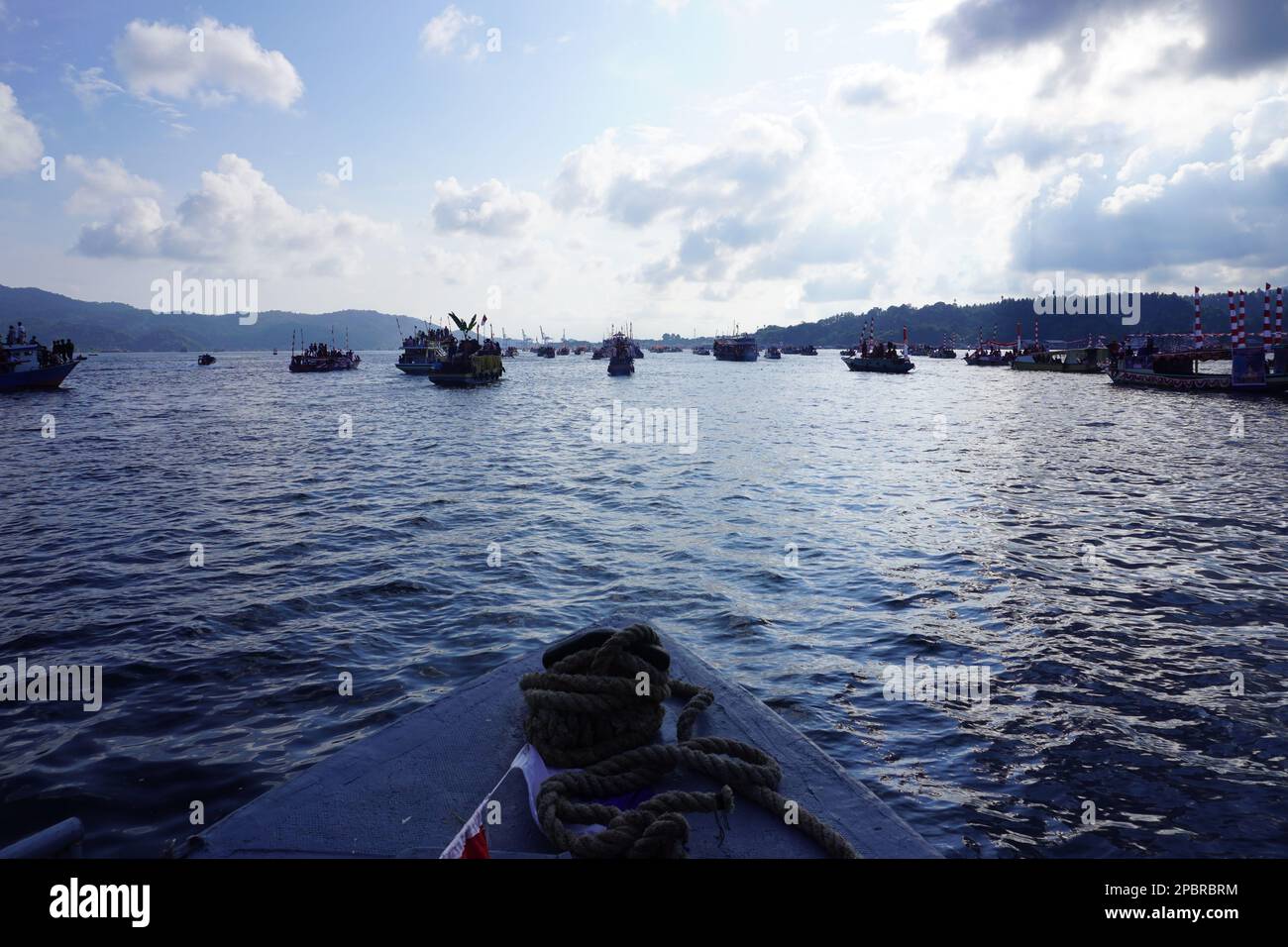 Tari Kabasaran Minahasa Sulawesi Utara Stockfoto