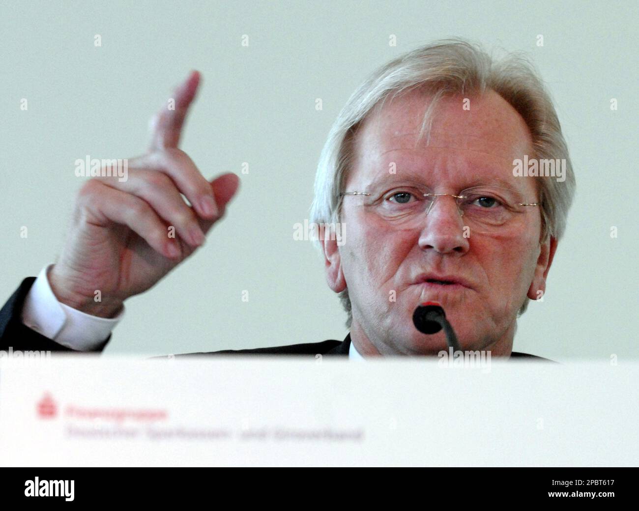 Heinrich Haasis, Praesident des Deutschen Sparkassen und Giroverbandes