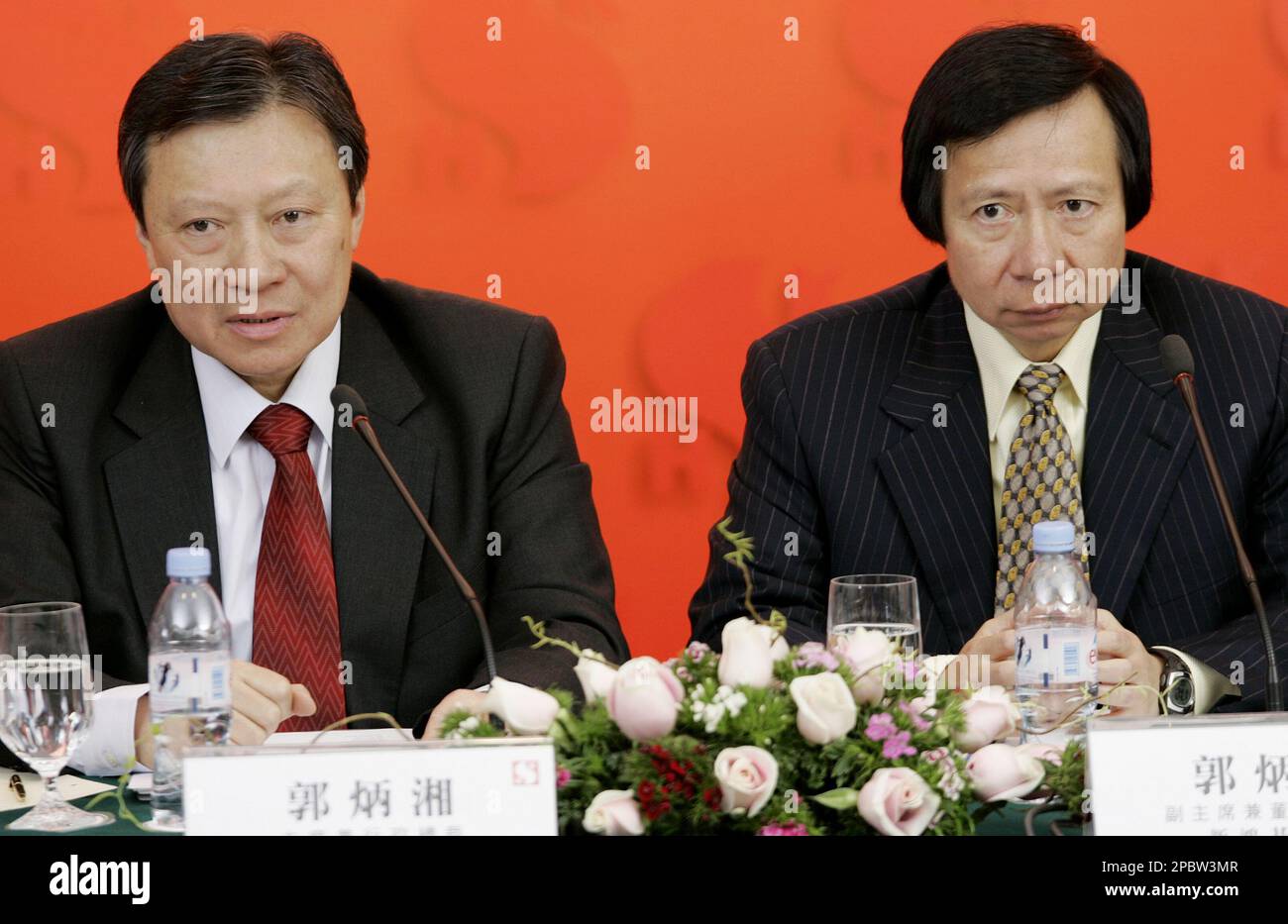 Walter Kwok, chairman and chief executive, left, and Thomas Kwok, vice