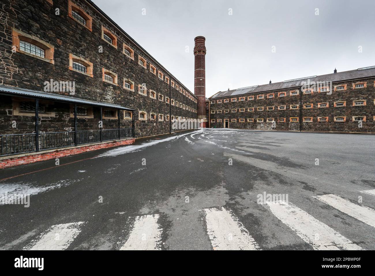 Crumlin Road Gaol Tour, Belfast, Nordirland. Stockfoto