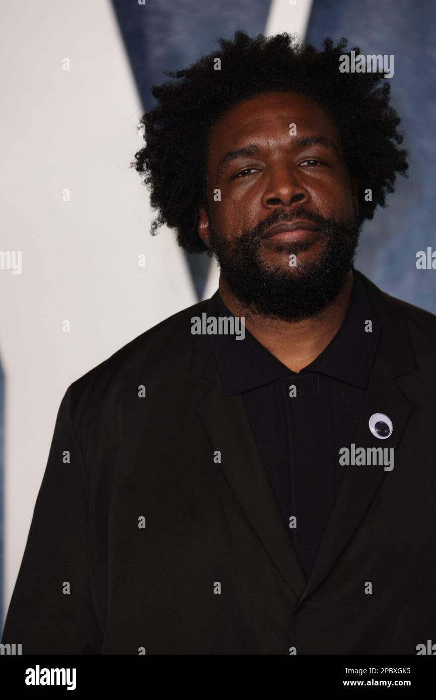 Questlove nimmt am 12. März 2023 an der Vanity Fair Oscar Party 2023 im Wallis Annenberg Center for the Performing Arts in Beverly Hills, Kalifornien, Teil. Foto: Crash/imageSPACE Stockfoto