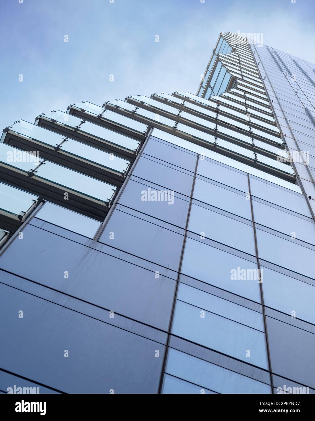 Melbourne, Victoria, Australien - Trillium Tower Apartment Building von Elenberg Fraser Stockfoto