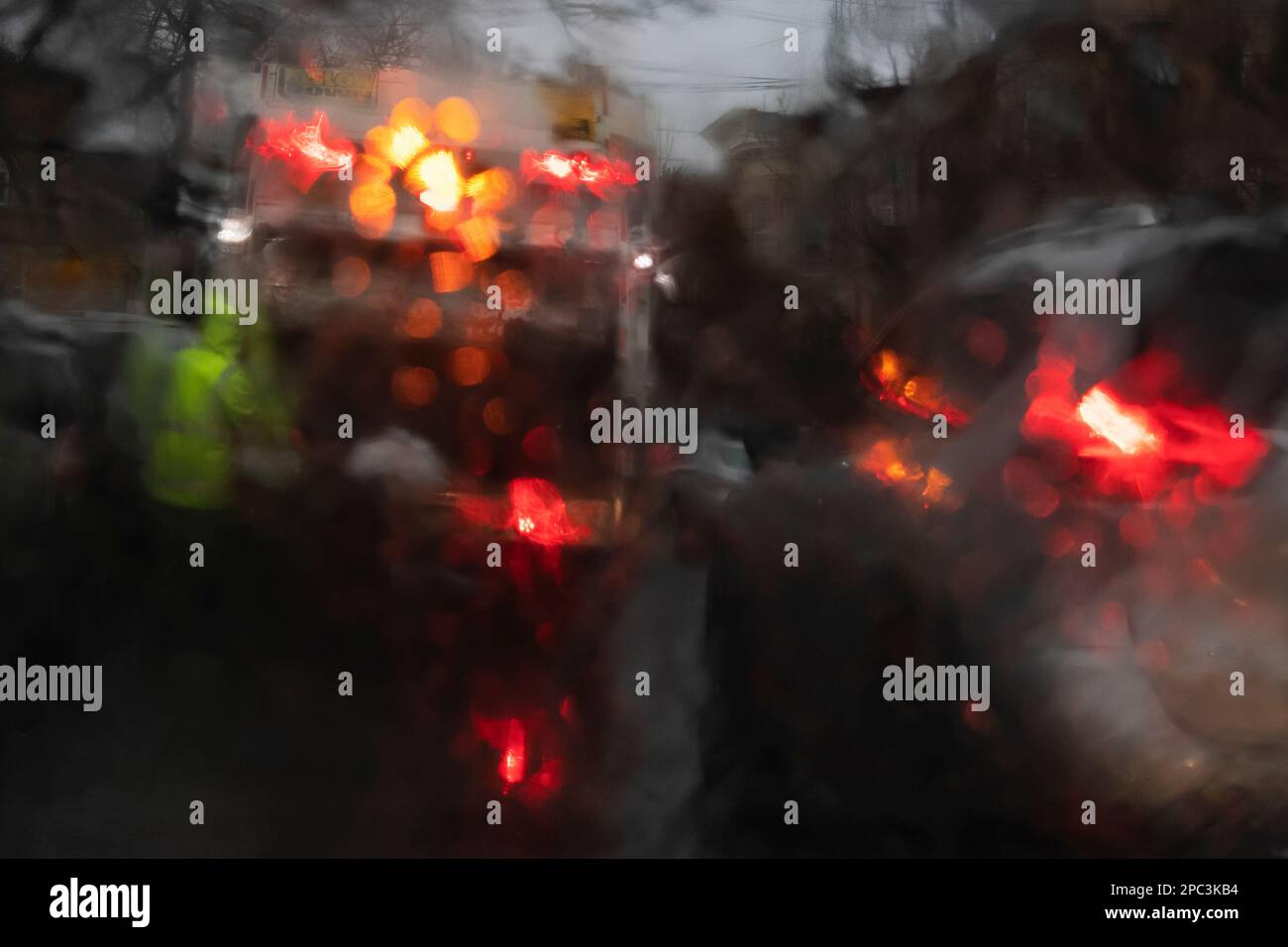 New York City Verkehr an jedem Tag Stockfoto