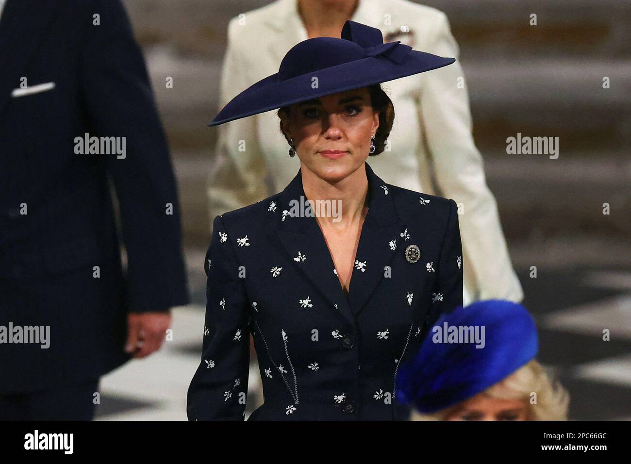 Die britische Catherine, Prinzessin von Wales, nimmt am 13. März 2023 am Commonwealth Day in Westminster Abbey in London Teil. REUTERS/Hannah McKay/Pool Stockfoto