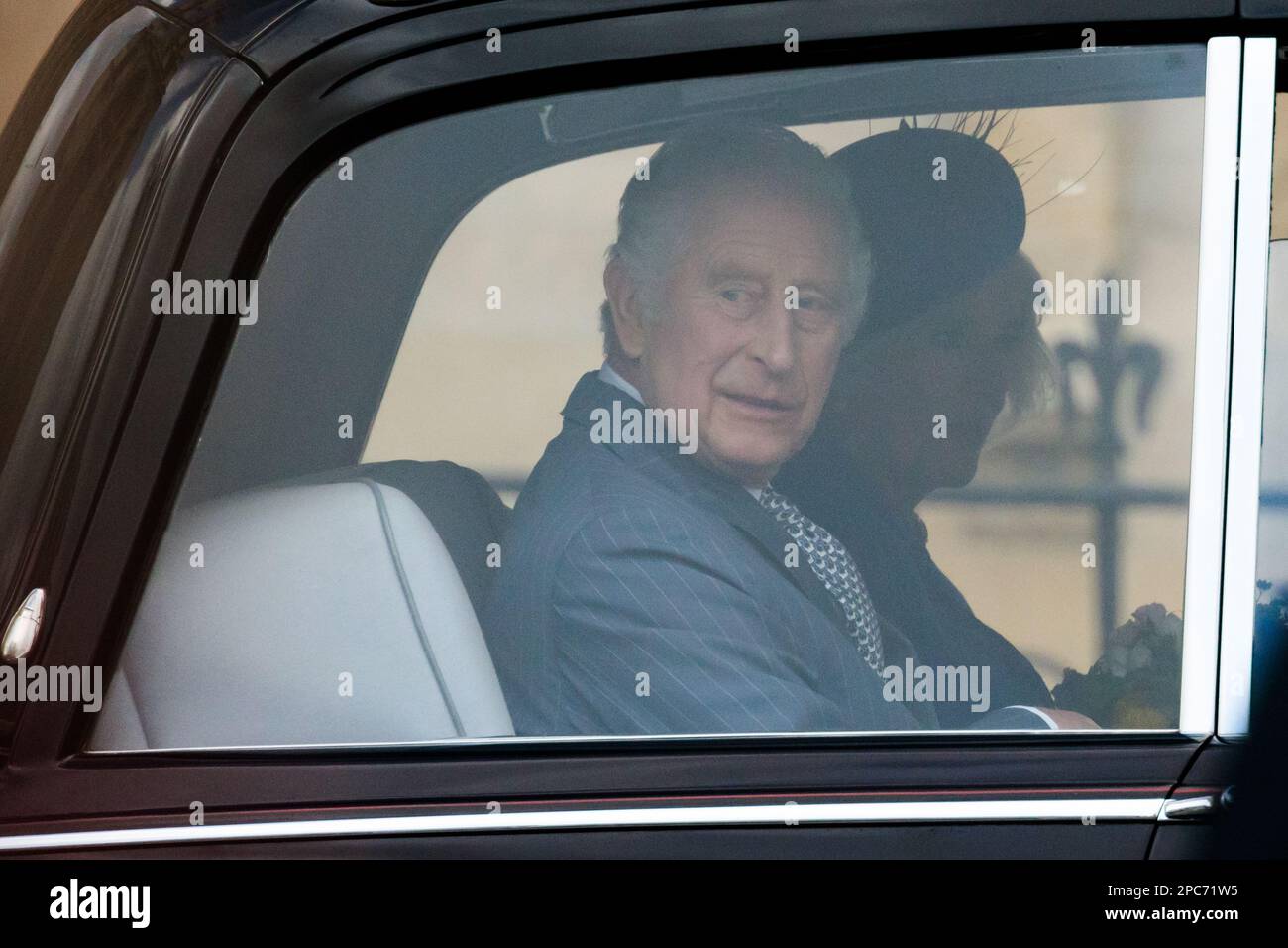 Westminster, London, Großbritannien. 13. März 2023 Seine Majestät König Karl III. Nimmt an einem Gottesdienst zum Commonwealth Day in Westminster Abbey Teil. Foto: Amanda Rose/Alamy Live News Stockfoto