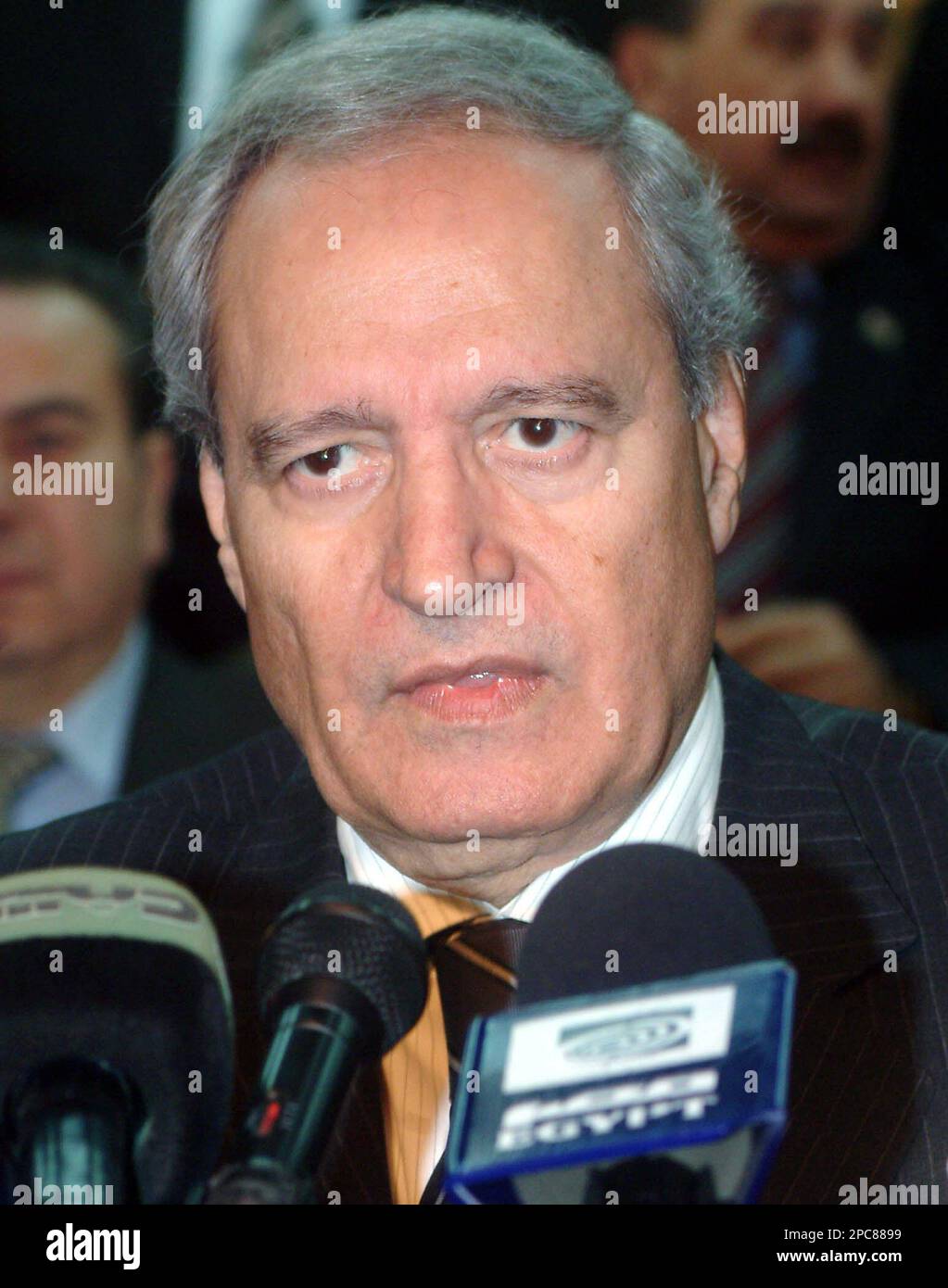 Syrian VicePresident Farouk alSharaa gives an overall political