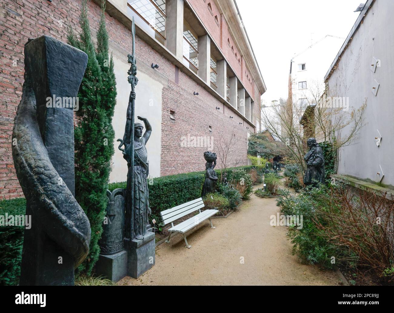 WIEDERERÖFFNUNG DES BOURDELLE MUSEUMS IN PARIS Stockfoto