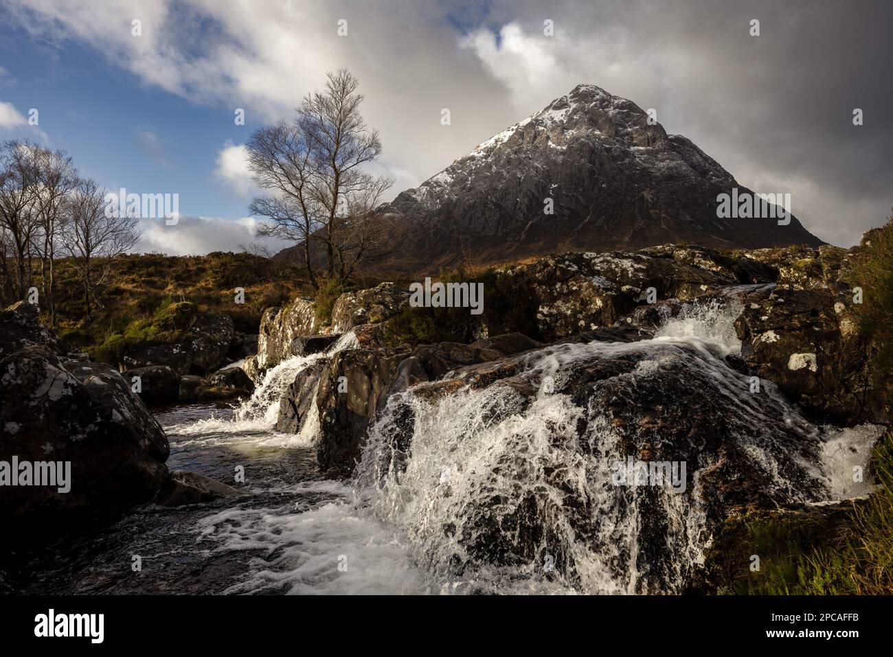 Buachaille Etive Mòr, Hochland Stockfoto