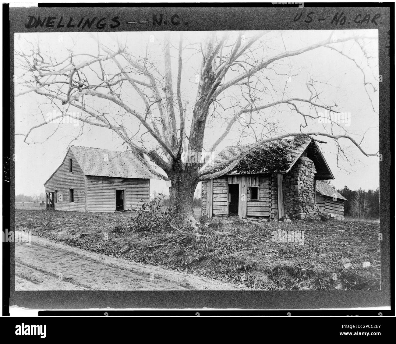 Das Bennett-Haus, North Carolina. H42119 US-DOLLAR Urheberrechtsamt. Usa, Geschichte, Bürgerkrieg, 1861-1865, Kapitulationen, Houses, North Carolina, 1900-1910, Country Life, North Carolina, 1900-1910. Stockfoto