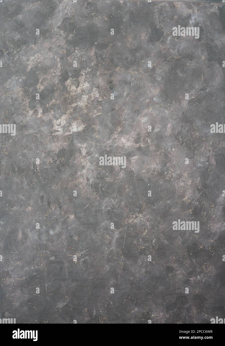 Dunkelgraue schwarze Schiefertextur mit hoher Auflösung, Hintergrund einer natürlichen schwarzen Steinwand Stockfoto