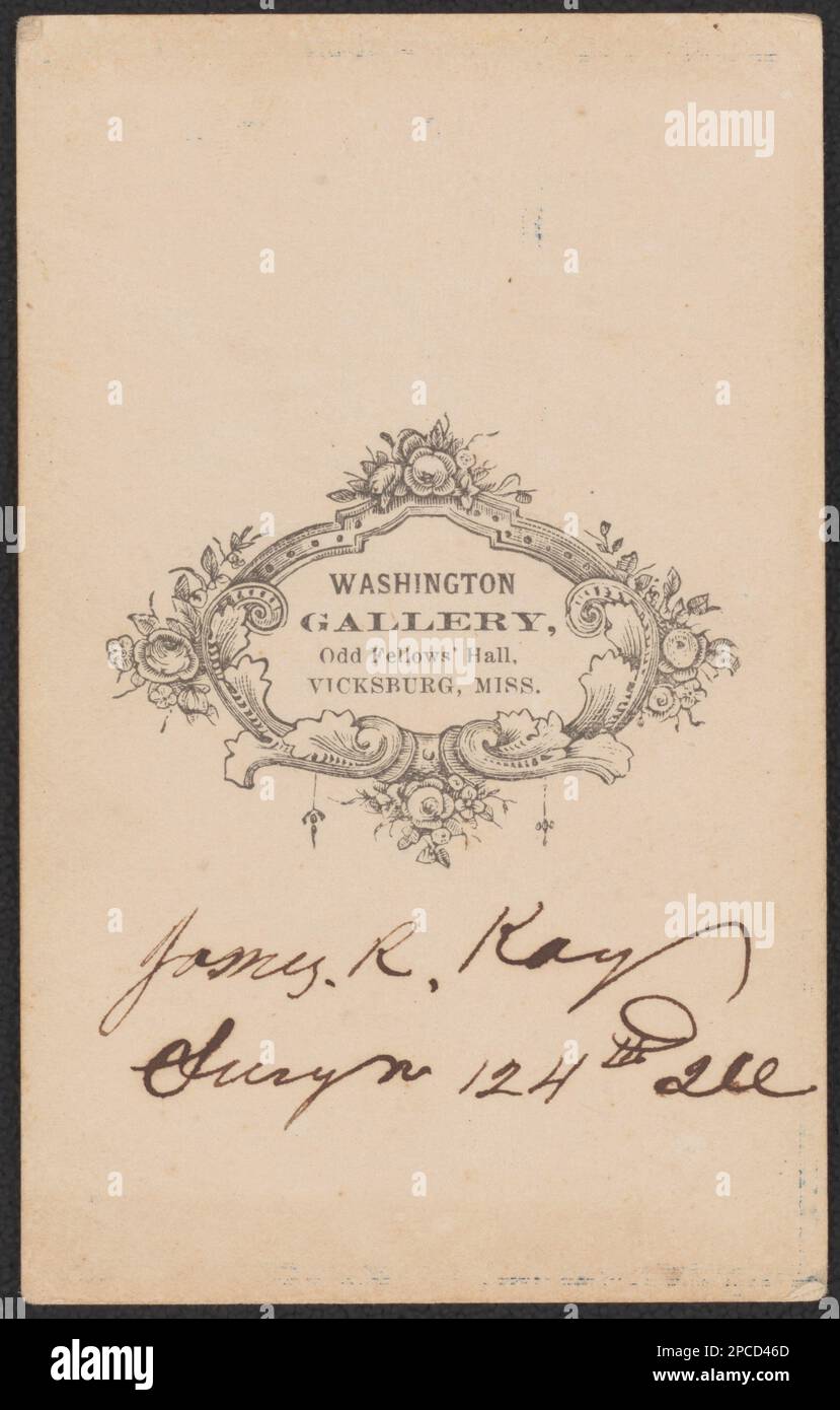 Chirurg James R. Kay von Field and Staff, 124. Illinois Infanterie