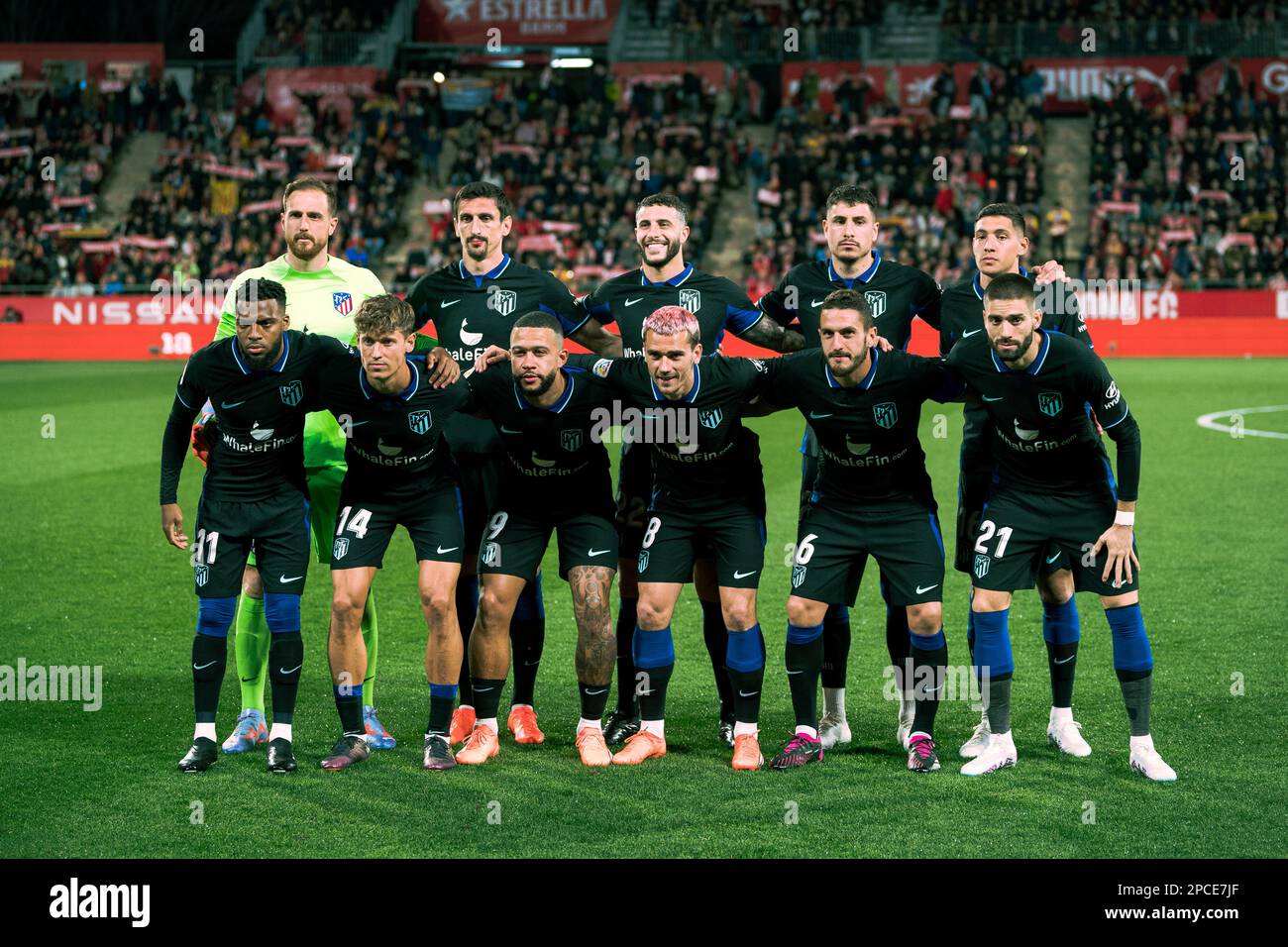 Girona, Spanien, 13. März 2023. Spanisch La Liga: Girona FC / Atlético de Madrid. Kredit: Joan G/Alamy Live News Stockfoto