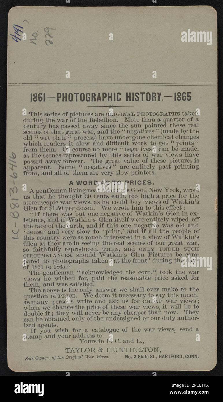 General J. B. McPherson, getötet vor Atlanta, Georgia, 22. Juli 1864. Fotokollektion des Bürgerkriegs, Originalnegativ: LC-B813-6416. McPherson, James Birdseye, 1828-1864, Militärdienst, Generäle, Union, 1860-1870, Usa, Geschichte, Bürgerkrieg, 1861-1865, Militärpersonal, Union. Stockfoto