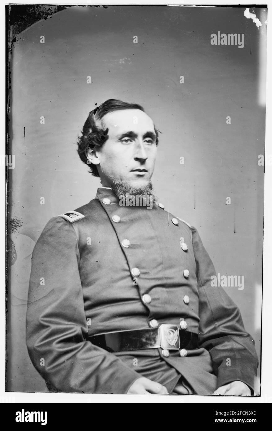 Surg. GERICHTSMEDIZINER Simmons, 22. Mass. Inf. Bürgerkriegsfotos, 1861-1865. Usa, Geschichte, Bürgerkrieg, 1861-1865. Stockfoto