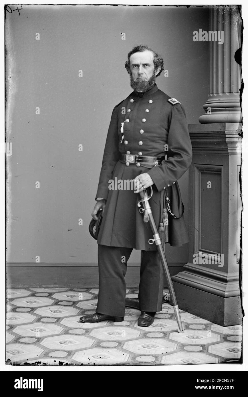 Oberst J.W. Stiles, 83. NY. Bürgerkriegsfotos, 1861-1865. Usa, Geschichte, Bürgerkrieg, 1861-1865. Stockfoto