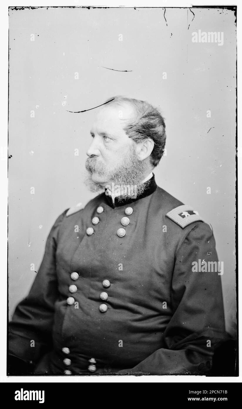 General John G. Foster, USA Captain U.S. Ingenieure in 1861. Bürgerkriegsfotos, 1861-1865. Usa, Geschichte, Bürgerkrieg, 1861-1865. Stockfoto
