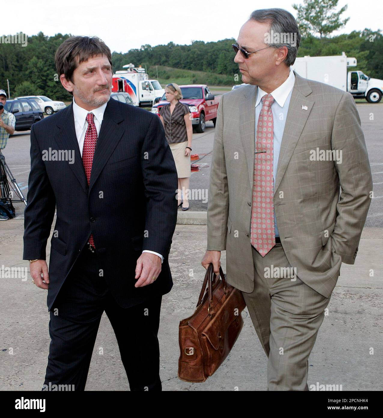 Leslie Ballin, left, and Steve Farese, attorneys for Mary Winkler