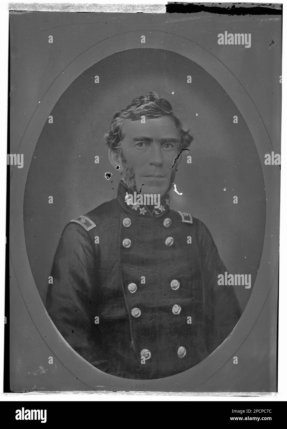 Braxton Bragg, CSA. Bürgerkriegsfotos, 1861-1865. Usa, Geschichte, Bürgerkrieg, 1861-1865. Stockfoto