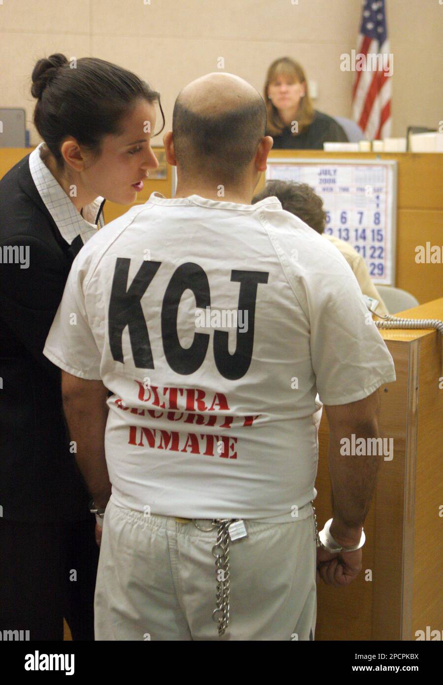 Naveed Afzal Haq, 30, appears in the King County Jail Courtroom after