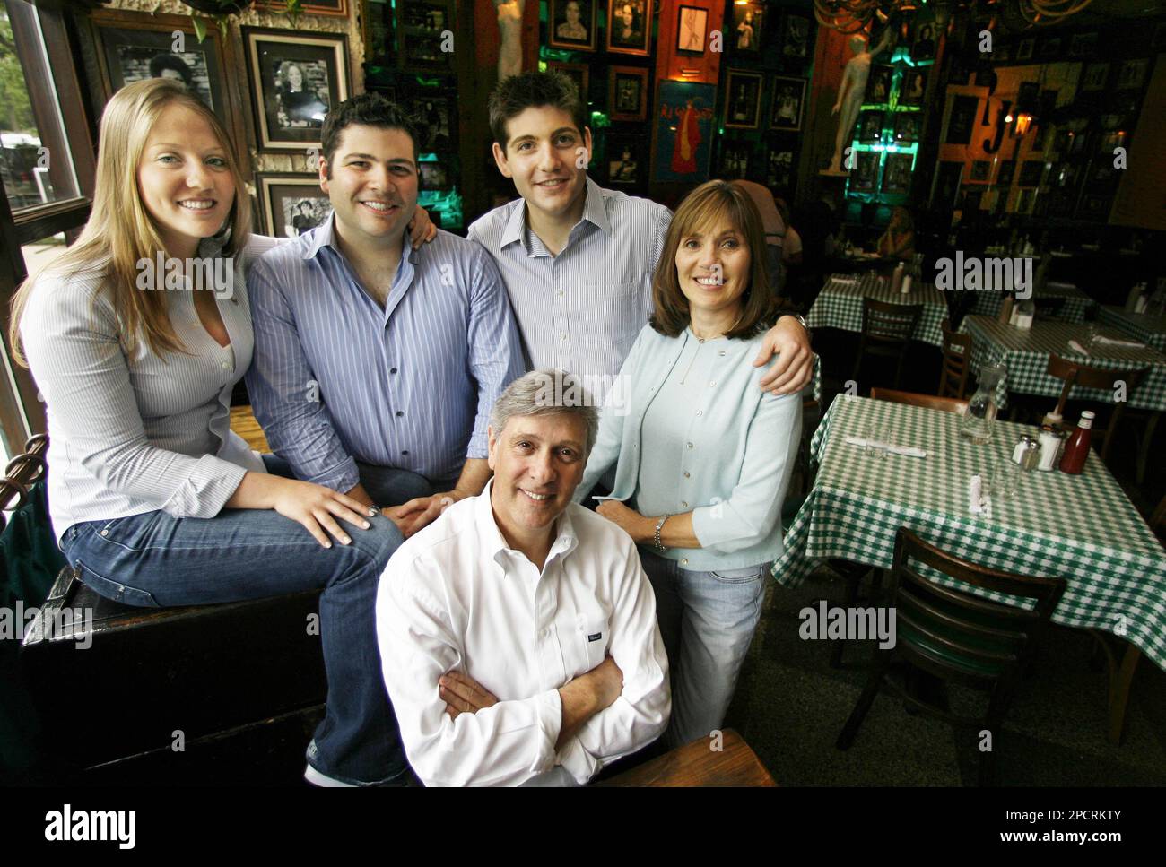 Restaurateur Richard Melman, sitting, founder and chairman of Lettuce