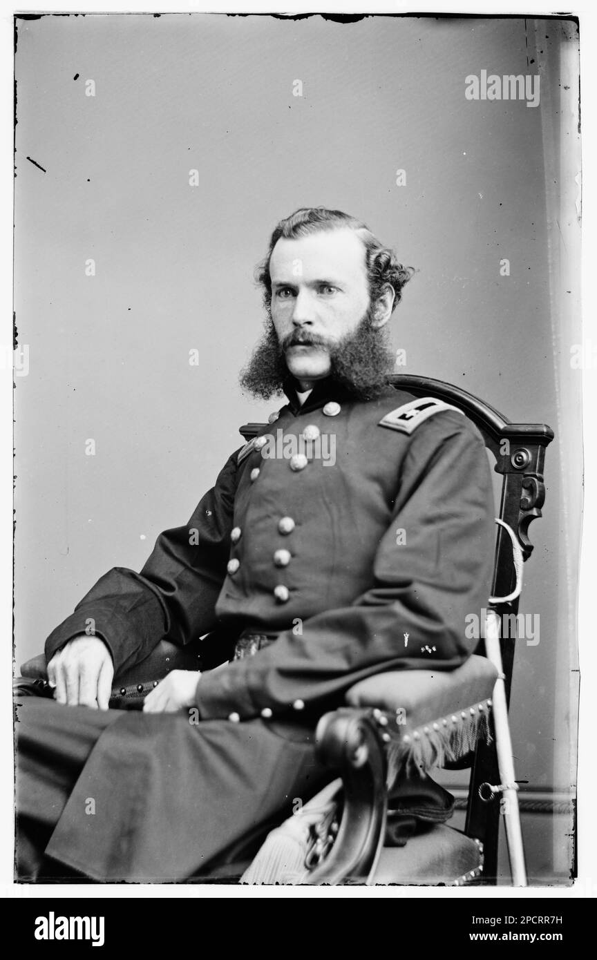 General Francis J. Herron. Bürgerkriegsfotos, 1861-1865. Usa, Geschichte, Bürgerkrieg, 1861-1865. Stockfoto